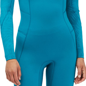 2022 Billabong Womens Synergy 3/2mm Back Zip Flatlock Wetsuit C43G53 - Blue Lagoon